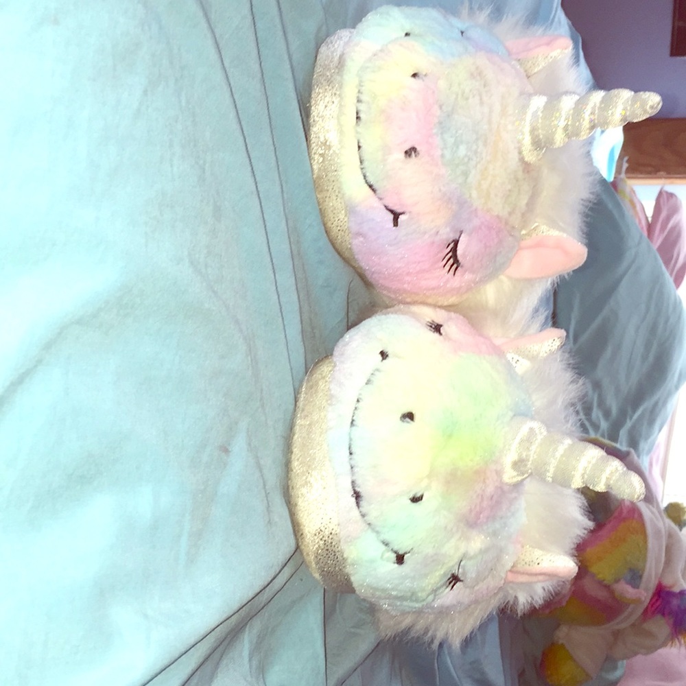 Unicorn slippers